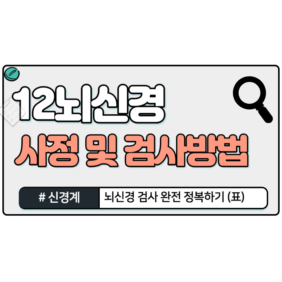 뇌신경검사