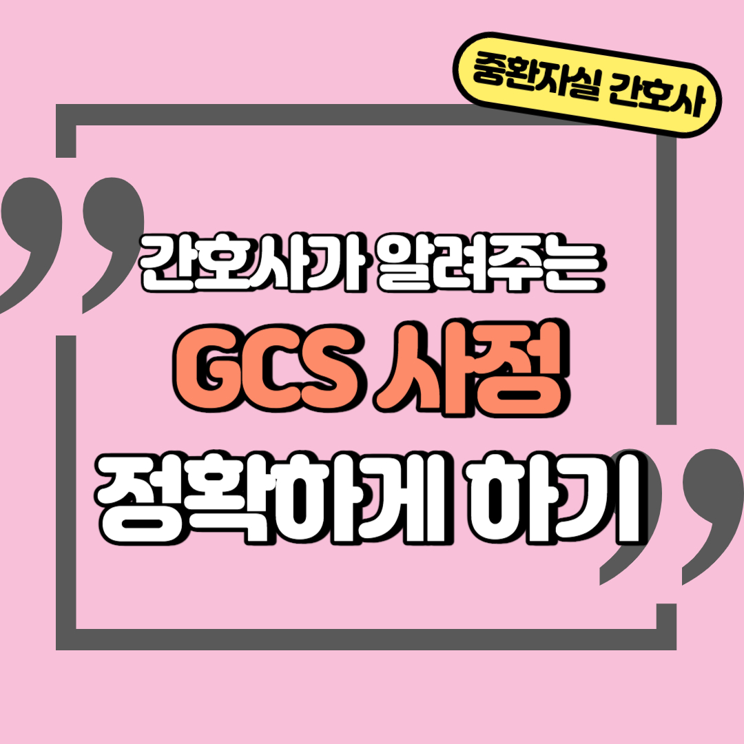 gcs점수